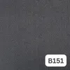A close-up of dark gray fabric with a white label in the bottom right corner. Produktbild-Vorschau
