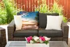 MuchoWow® Outdoor Kissen - Strand - Sonnenuntergang - Meer Produktbild-Vorschau 5