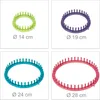 Relaxdays Strickring Set 4 Strickrahmen Instructions Tools Produktbild-Vorschau 4