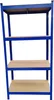 SET 2x Schwerlastregal 80 x 40 x 160 cm, blau lackiert Produktbild-Vorschau 1