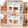 Hochbett 90 x 200 cm mit Treppenschrank, flexiblem Spiel- Produktbild-Vorschau 19