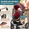 KESSER® Loops Kinderwagen 4 in 1 Kombikinderwagen Produktbild-Vorschau 3