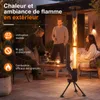 ZMH Cheminée de jardin 6KW chauffage de terrasse Voir les images du produit 2