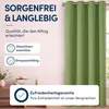 Ösenvorhang 140x245cm #9009 apfelgrün Produktbild-Vorschau 7