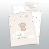 A baby bedding set with a teddy bear design. Produktbild-Vorschau