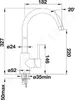 Blanco Küchenarmatur MIDA schwarz 526145 Produktbild-Vorschau 6