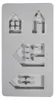 Moule en silicone Rayher Maisons lumineuses 175 ml 14,5 x Voir les images du produit 2