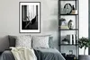 MuchoWow® Gerahmtes Poster Fenster - Frau - Architektur - Produktbild-Vorschau 2