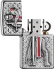 Accendino Zippo Templer II cavaliere Chrome con placca Anteprima dell’immagine prodotto 2