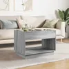 vidaXL Couchtisch mit Infinity-LED Grau Sonoma 70x50x50 cm Produktbild-Vorschau 3