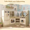COSTWAY Cucina per bambini, cucina angolare con 21 Anteprima dell’immagine prodotto 2