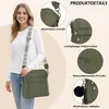 Damen Umhängetasche mittelgroß, Schultertasche mit mehreren Produktbild-Vorschau 6