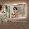 dopporo Badspiegel mit Beleuchtung 60x80cm LED Produktbild-Vorschau 2