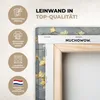 MuchoWow® - Obraz na płótnie - Drzewo - Kwiaty - Złoty - Podgląd zdjęcia produktu 3