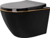Rea WC Schüssel Randlos Carlo Mini Duroplast Flat Black Produktbild-Vorschau 1