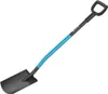 A shovel with a black blade and a blue handle is shown against a white background. Náhľad obrázku produktu