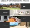 Outsunny Gartentisch Glastisch Bistrotisch Balkon Produktbild-Vorschau 7