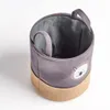 ZELLER PRESENT Aufbewahrungskorb Hase Polyester/Jute grau Produktbild-Vorschau 8