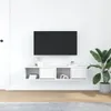 vidaXL TV-Schränke 2 Stk. Weiß 60x31x25,5 cm Holzwerkstoff Produktbild-Vorschau 3