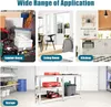 5-stufiges Lagerregal, Metallregal mit verstellbaren Produktbild-Vorschau 4