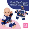 BABY born Jogginganzug in Navyblau mit Hoodie und Hose für Produktbild-Vorschau 5