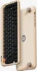 A beige mechanical keyboard with black keys is shown from a slightly elevated angle, with its back also visible. Produktbild-Vorschau