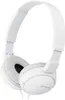 A white Sony MDR ZX110 headphone is shown against a white background. Podgląd zdjęcia produktu