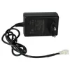 A black power adapter with a coiled black cord and a white connector. Anteprima dell’immagine prodotto