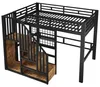 Hoogslaper 140x200 cm met opbergtrap en lades, zijrooster, Productafbeelding-voorbeeld 15