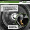 Sackkarrenrad 260x85 mm 3.00-4 Bollerwagenrad, Luftrad, Produktbild-Vorschau 4