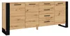 Commode Nuka K 197 cm Sideboard Highboard Armoire Artisan Voir les images du produit 1