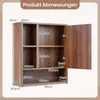 COSTWAY Spiegelschrank, Badschrank mit offenen Fächern, Produktbild-Vorschau 3