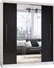 Schwebetürenschrank Kleiderschrank Schrank 204cm Produktbild-Vorschau 4