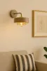 LUXOLAR - Wandlampe Beige Gold E27 60 W - Wandleuchte Innen Produktbild-Vorschau 5