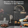 YASHE Multi Mini Waffelmaker, Bereitet 8 x 5 cm Kleine Produktbild-Vorschau 2