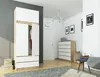 Kleiderschrank AKORD S90 mit Aufsatz Sonoma-Eiche 90 cm 2 Produktbild-Vorschau 6