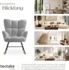 tectake® Schaukelstuhl Torve 68 x 96 x 97 cm, Belastbarkeit Produktbild-Vorschau 6