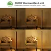 EDISHINE Drewniana lampa podłogowa, ściemnialna lampa Podgląd zdjęcia produktu 3