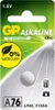 1x10 GP alkalických batérií LR44, 76A Knoflíkové batérie Náhľad obrázku produktu 22
