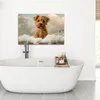 MuchoWow® - Leinwandbilder - Hund - Bad - Tiere - Produktbild-Vorschau 4