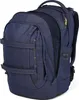 A blue denim backpack is shown against a white background. Voir les images du produit