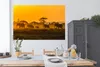 MuchoWow® Poster Elefantenherde bei Sonnenaufgang 180x120 Produktbild-Vorschau 4