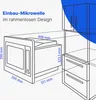 BOMANN Einbau-Mikrowelle Grill Heißluft Edelstahl 2300W MWG Produktbild-Vorschau 8