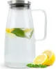 Intirilife Karaffe in KLAR – 1,2l Krug aus Borosilikatglas Produktbild-Vorschau 1
