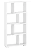 Bücherregal Split Raumteiler 60x20x120cm weiß Produktbild-Vorschau 3
