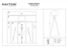 Maytoni  Stehleuchte Calvin 1x E27 excl. Schwarz aus Metall Produktbild-Vorschau 3