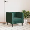 Chesterfield-Sessel Dunkelgrün Samt Produktbild-Vorschau 3