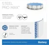 Bestway Steel Pro 56462, 23062 L, Rámový bazén, Rebrík, Náhľad obrázku produktu 65