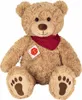 A teddy bear sitting on a white background. Anteprima dell’immagine prodotto