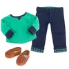 Sophia's - 18 "Puppe - Shirt, Flanellmanschuhejeans & Produktbild-Vorschau 3